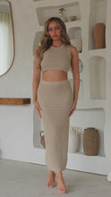 Load and play video in Gallery viewer, Video of Two Piece Knit Skirt Set
