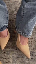Load and play video in Gallery viewer, Cari Slingback Pumps - Nude
