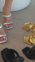 Load and play video in Gallery viewer, Silver tone heels
