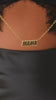 gold "mama" necklace