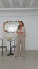 Plaid trouser pants on model video