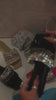 Video of black embellished sandal