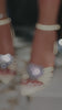 Cream heart embellished detail high heel video