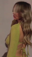 Load and play video in Gallery viewer, Andrea Long Sleeve Maxi Dress - Green
