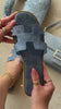 denim slip on sandals video