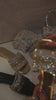 Video of gold embellished sandal