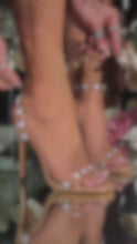 Load and play video in Gallery viewer, Amara Clear Strap High Heels - Nude
