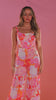 Model Wearing pink  Floral Abstract Printed Set
