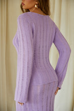 Load image into Gallery viewer, Summer Purple Cardigan
