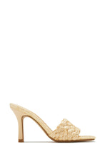 Load image into Gallery viewer, Single Sole Raffia Heels
