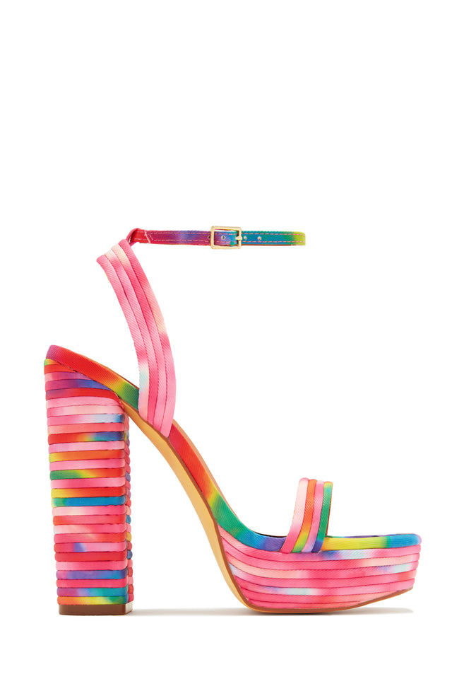 Load image into Gallery viewer, Jazzlyn Platform Block Heels - Nude
