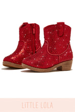 Load image into Gallery viewer, Kaleen Kids Embellished Cowgirl Boots - Red
