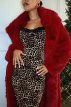 Load image into Gallery viewer, Giovanna Long Sleeve Midi Dress - Leopard
