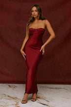 Load image into Gallery viewer, Wine Maxi Dress

