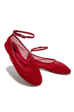 Load image into Gallery viewer, Kenley Mesh Flats - Red
