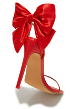 Load image into Gallery viewer, Pauline High Heels with Bow Detailing - Red

