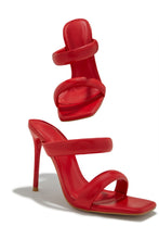 Load image into Gallery viewer, Stassie Single Sole High Heel Mules - Red
