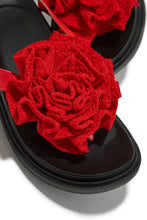 Load image into Gallery viewer, Red and Black Sandals
