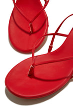 Load image into Gallery viewer, Elodie Slingback Kitten Heels - Red
