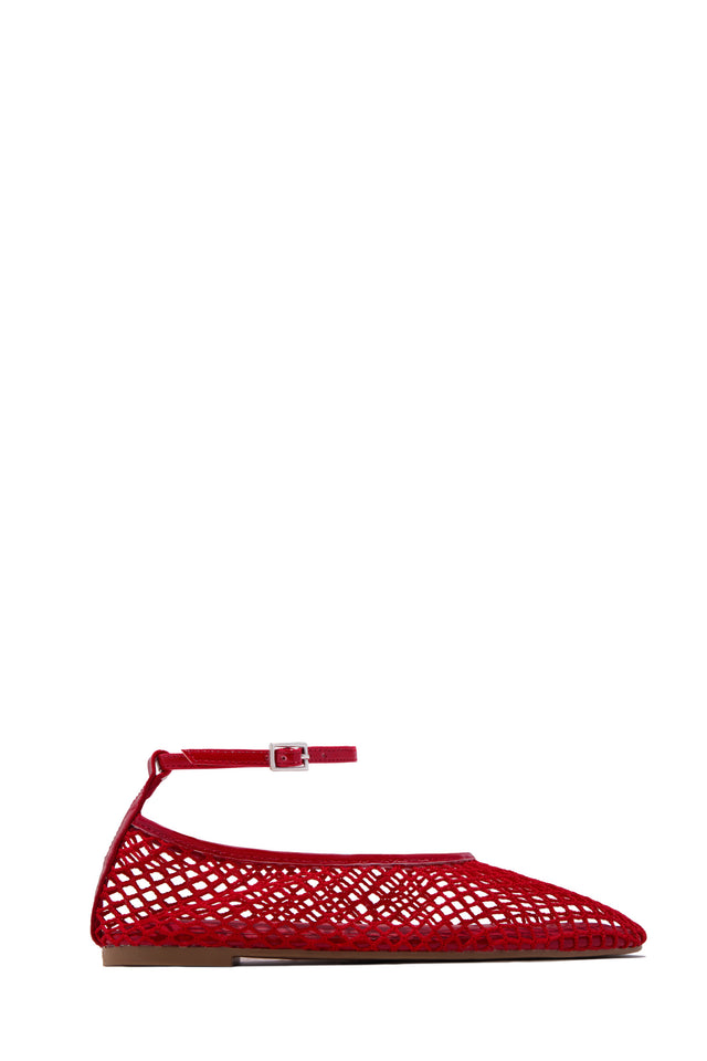 Load image into Gallery viewer, Kenley Mesh Flats - Red
