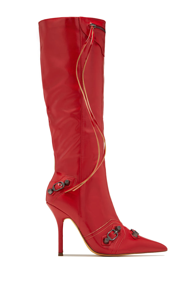 Load image into Gallery viewer, Adison Knee High Boots - Gold
