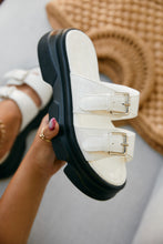 Load image into Gallery viewer, Rosaly Slip On Sandals - White
