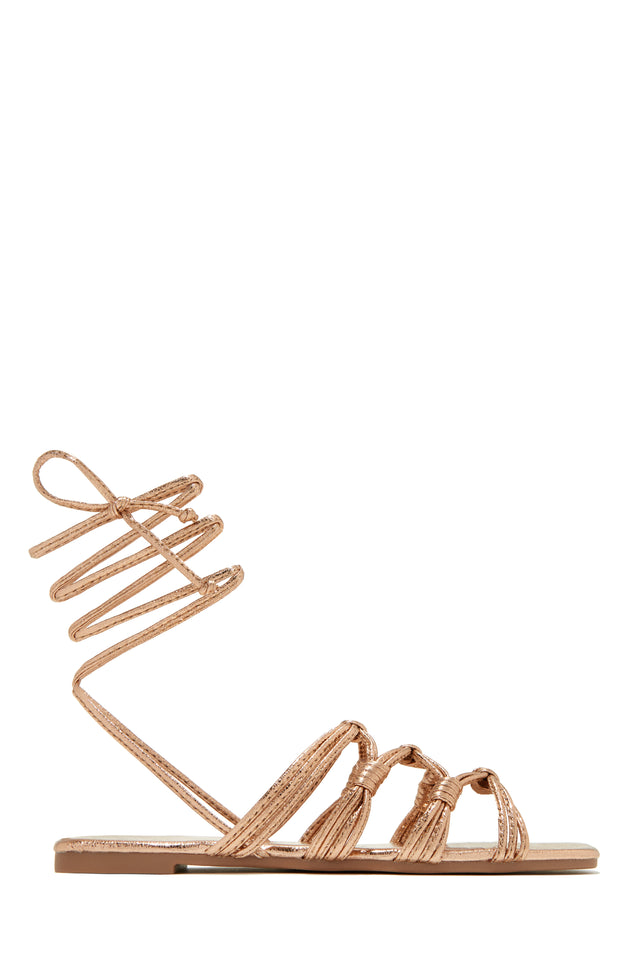 Load image into Gallery viewer, Rose Gold-Tone Sandals 
