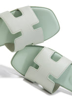 Load image into Gallery viewer, Elara Slip On Sandals - Sage
