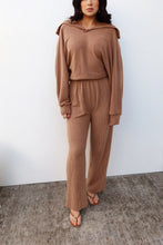 Load image into Gallery viewer, Sami Wide Leg Lounge Pant - Latte
