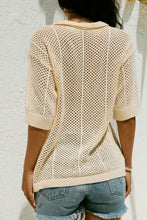 Load image into Gallery viewer, Crochet Short Sleeve Top
