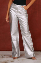 Load image into Gallery viewer, Silver Straight Leg Pants
