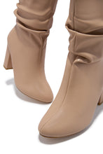 Load image into Gallery viewer, Sharon Block Heel Ankle Boot - Nude
