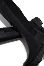 Load image into Gallery viewer, Weekend Muse Thigh High Lug Sole Boots – Black
