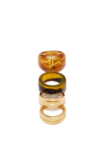 Load image into Gallery viewer, Sienna Four Piece Ring Set - Gold
