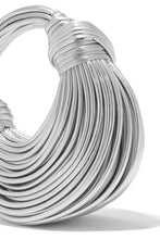 Load image into Gallery viewer, Metallic Silver Double Knot Bag
