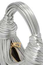 Load image into Gallery viewer, Silver-Tone Metallic Bag
