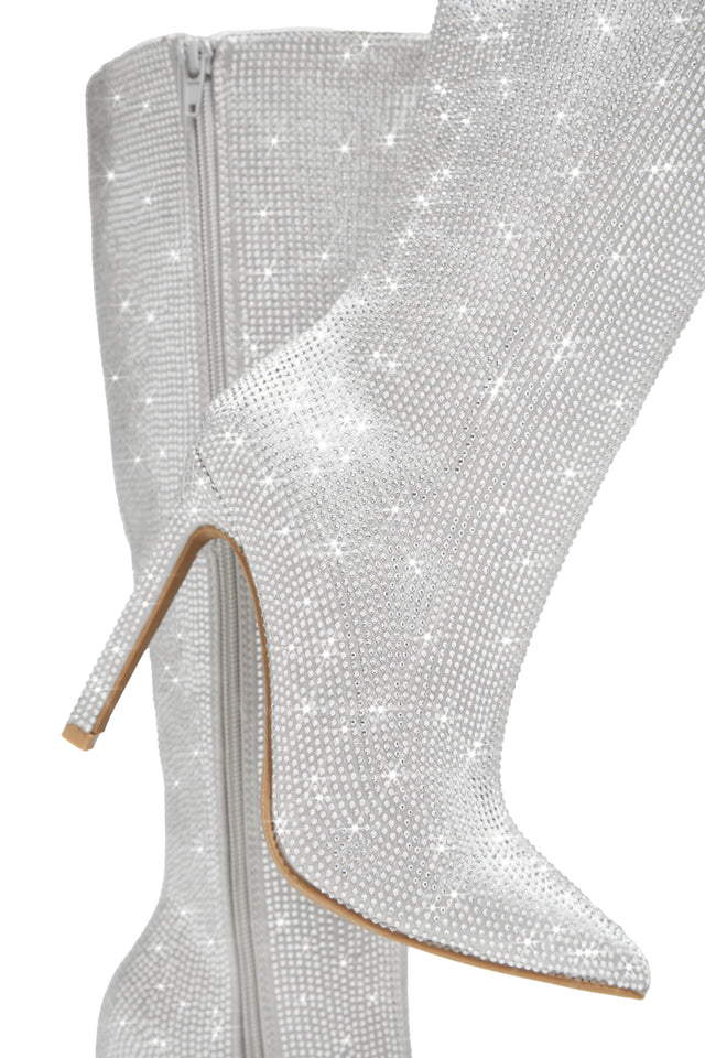 Load image into Gallery viewer, Silver-Tone Boots

