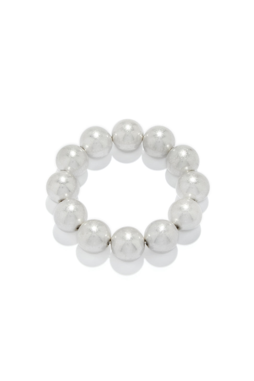 Silver Tone Statement Bracelet 