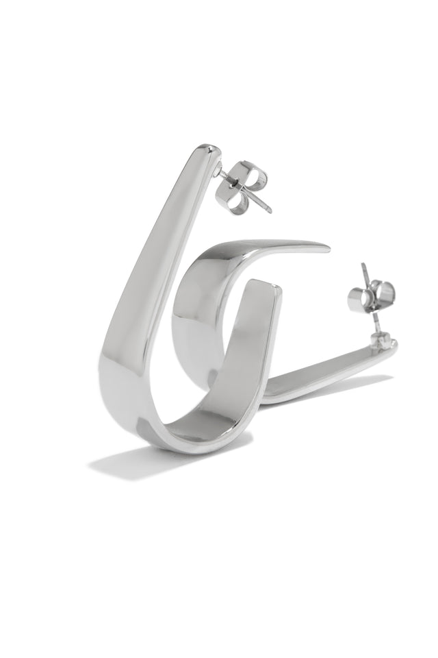 Load image into Gallery viewer, Silver Hoops

