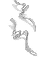 Load image into Gallery viewer, Squiggly Silver Tone Earring 

