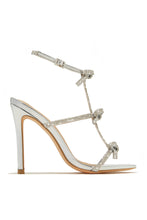 Load image into Gallery viewer, Party Season Embellished High Heels - Silver
