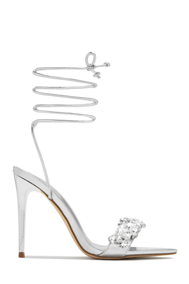 Load image into Gallery viewer, Silver-Tone Heels
