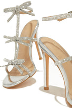 Load image into Gallery viewer, Party Season Embellished High Heels - Silver
