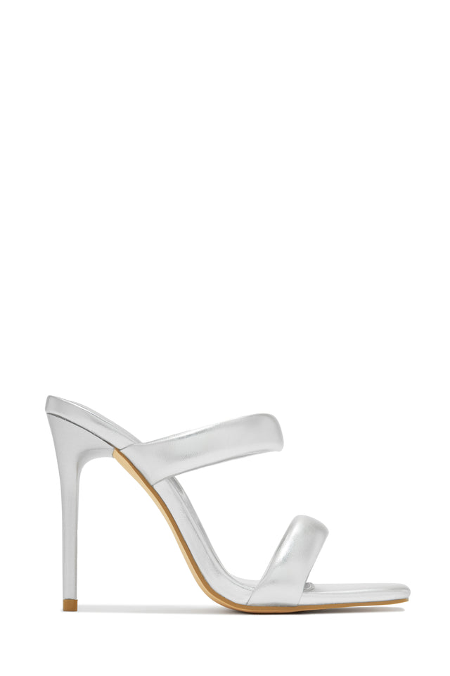 Load image into Gallery viewer, Stassie Single Sole High Heel Mules - Silver
