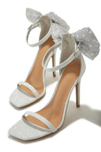 Load image into Gallery viewer, Silver-Tone Embellished Heels
