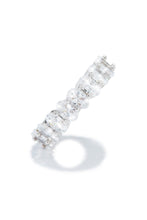 Load image into Gallery viewer, Cubic Zirconia Silver-Tone Ring
