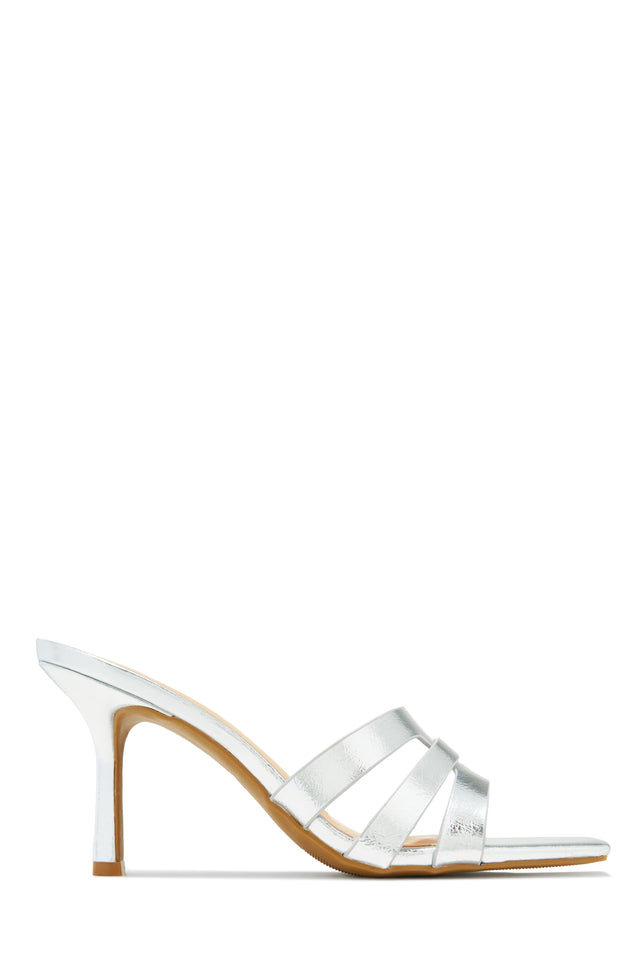 Load image into Gallery viewer, Silver-Tone Single Sole Heels
