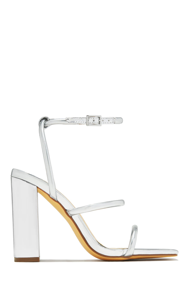 Load image into Gallery viewer, Date Night Silver Heel
