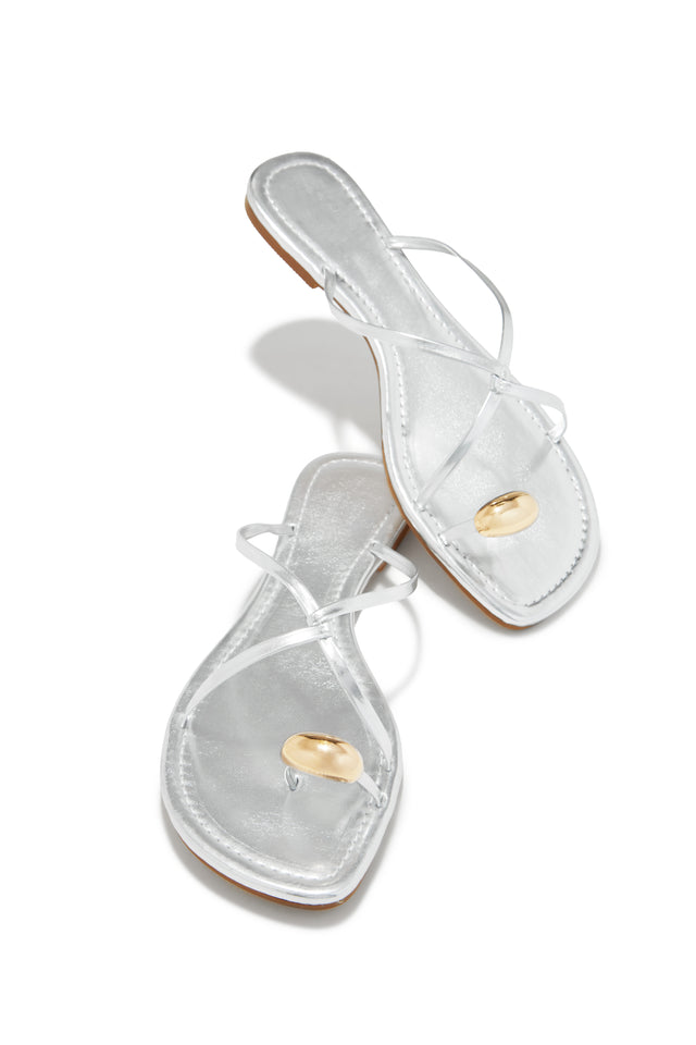 Load image into Gallery viewer, Silver Sandal
