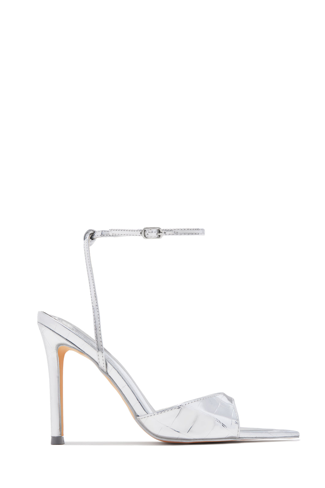 Kelcie Single Sole Heels - Silver